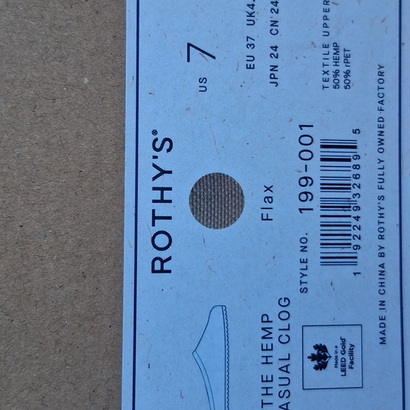 FLAX THE HEMP CASUAL CLOG - Picture 6 of 6